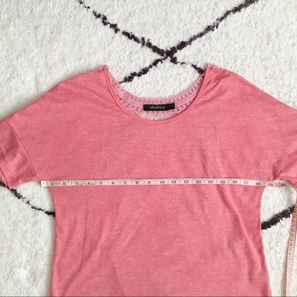 Pink Tee with Back Crochet Details - Picture 5 of 8